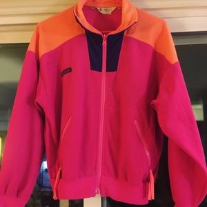 Neon Columbia zip up